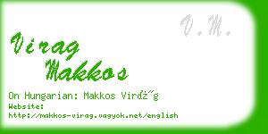 virag makkos business card